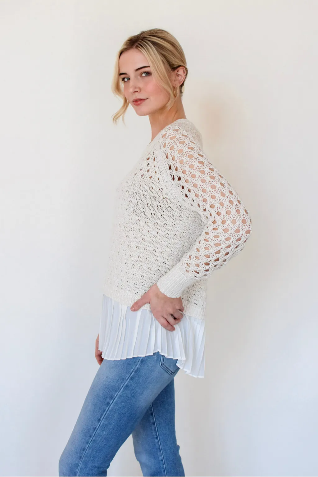 Never Better Crochet Sweater