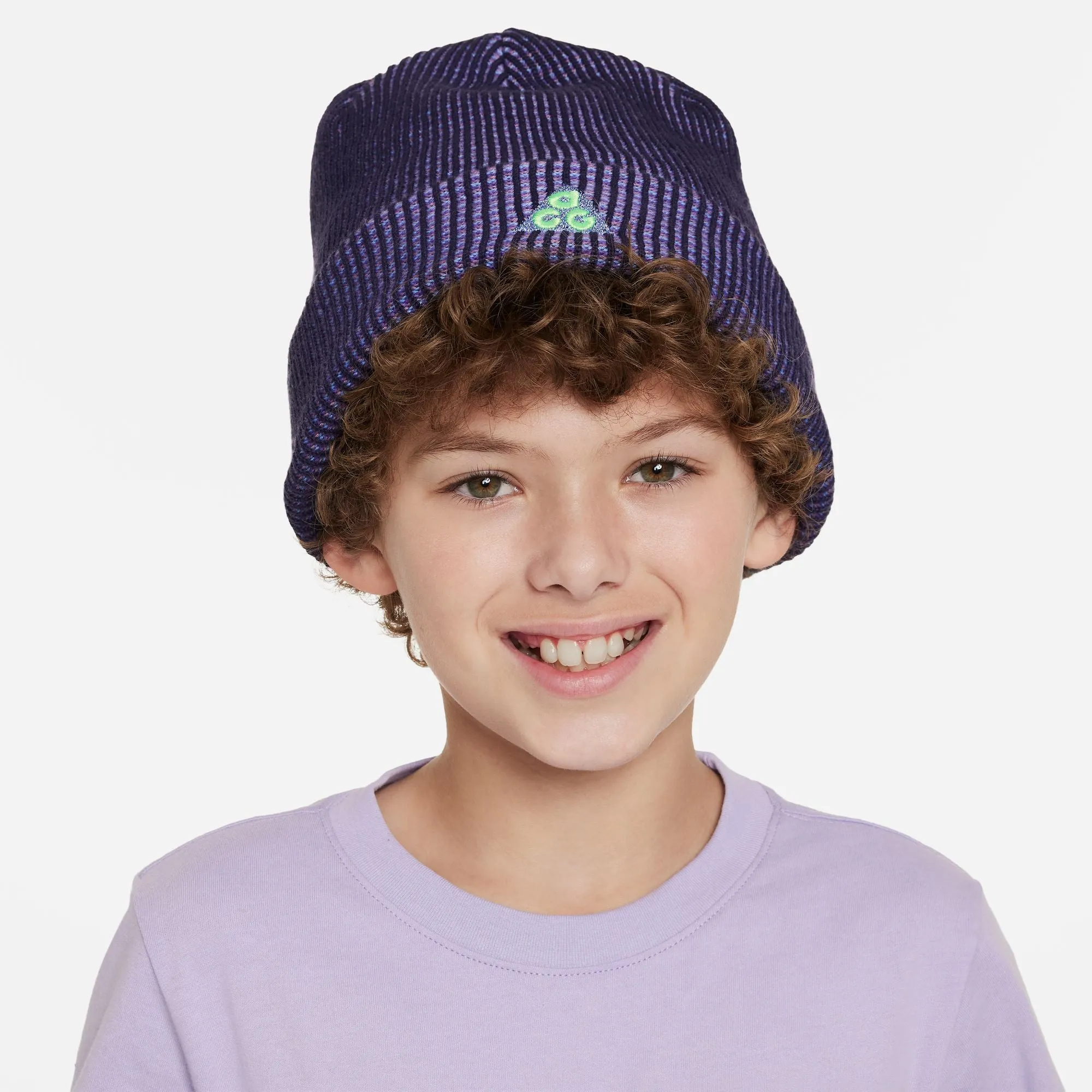 Nike ACG Kids Peak Beanie (Purple Cosmos/Polar)