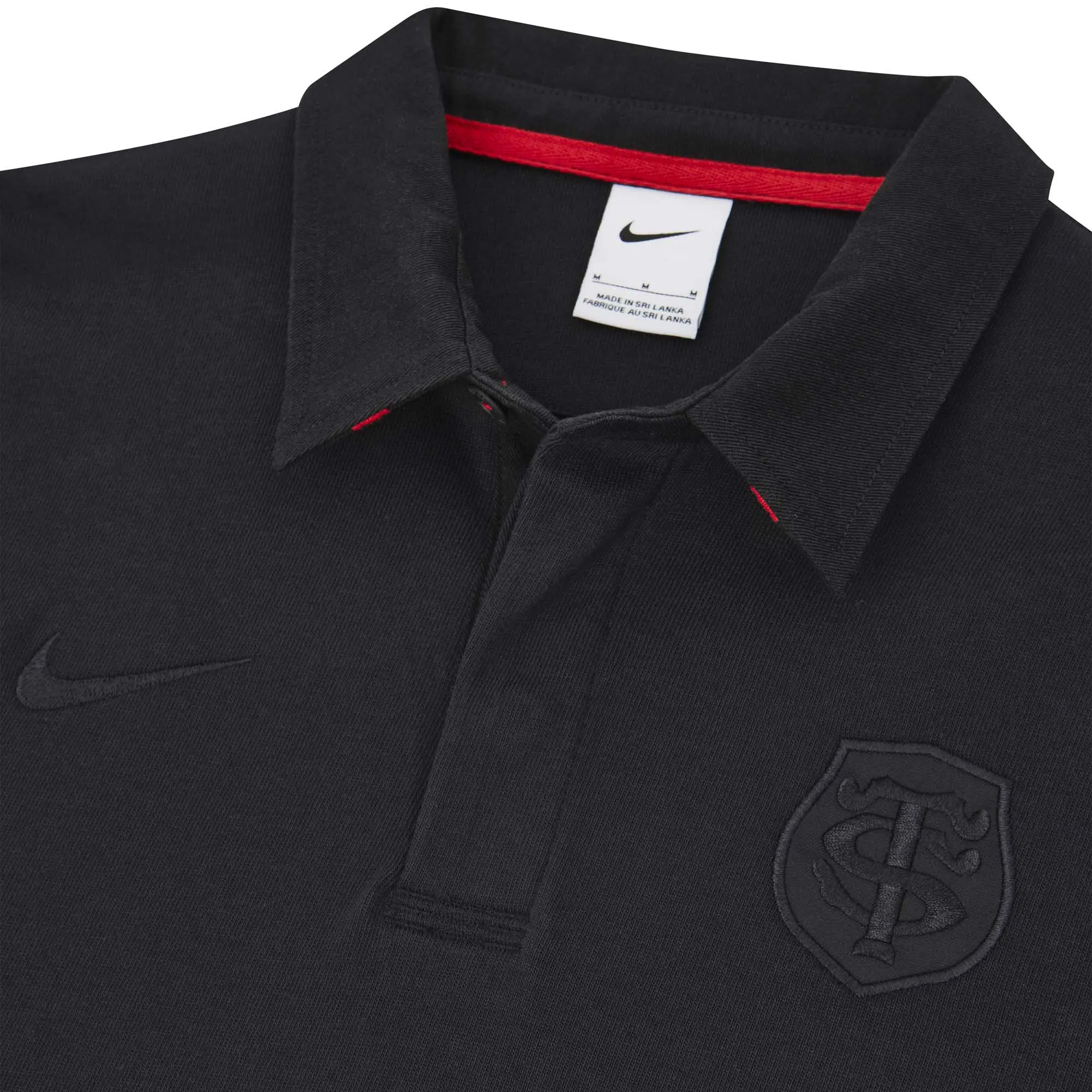 Nike Men's Stade Toulousain Heritage Rugby Jersey 23/24 - Black