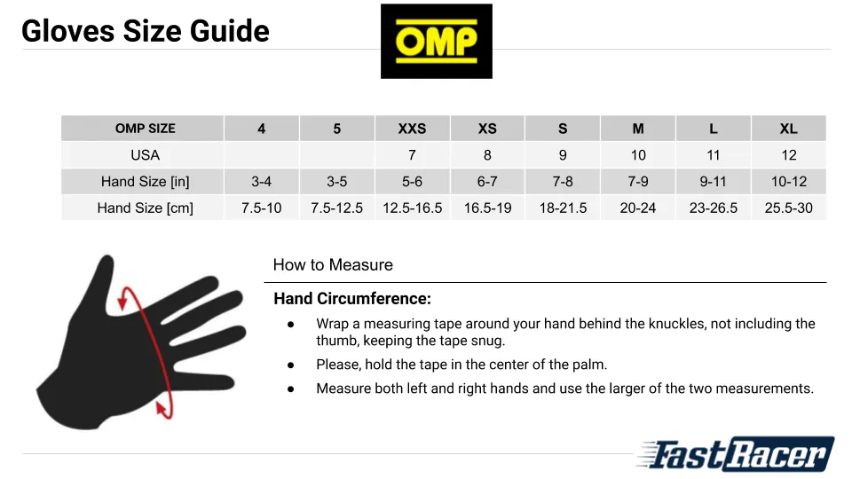 OMP KS-2R Youth Go-Kart Racing Gloves  [Latest Model]