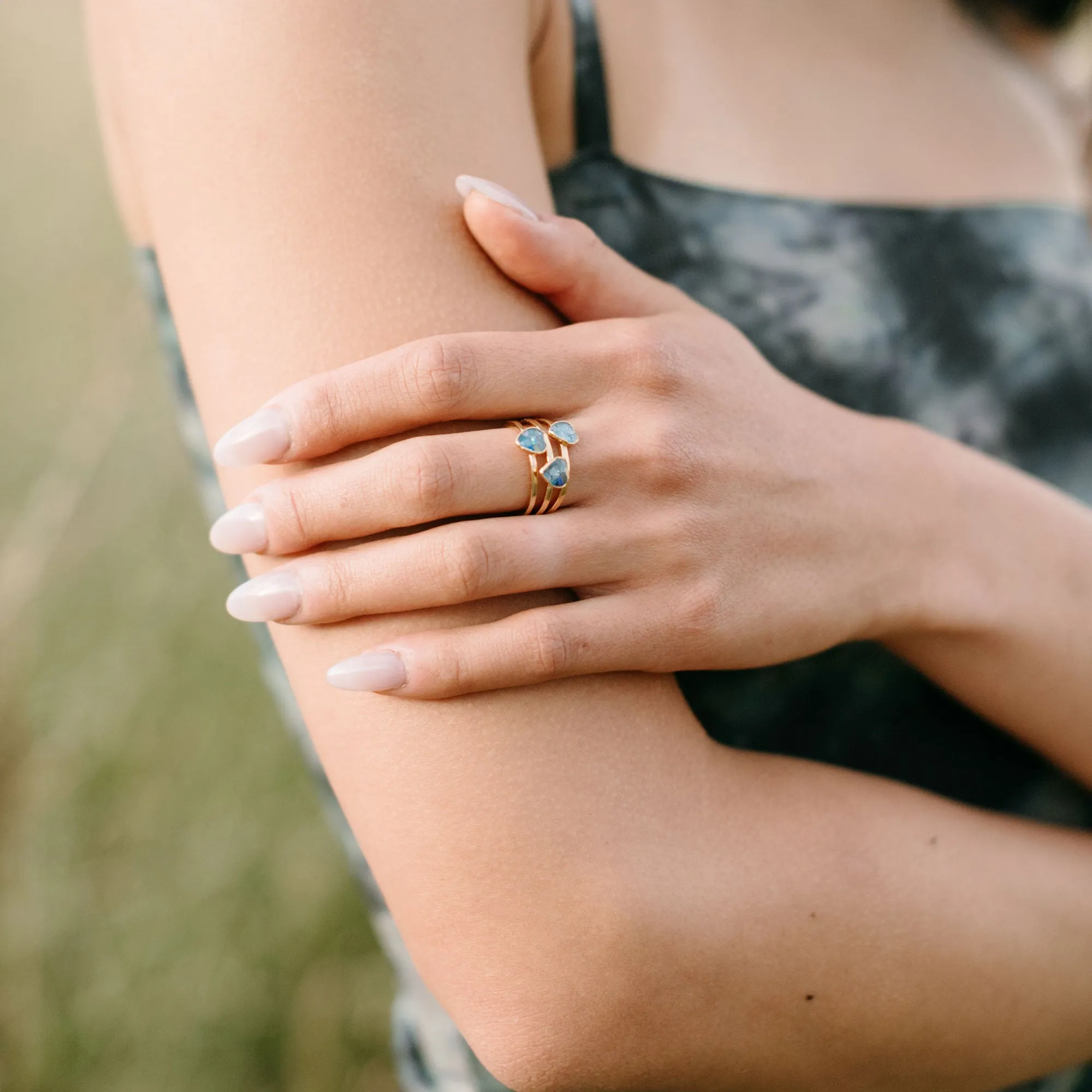 Opal Heart Ring