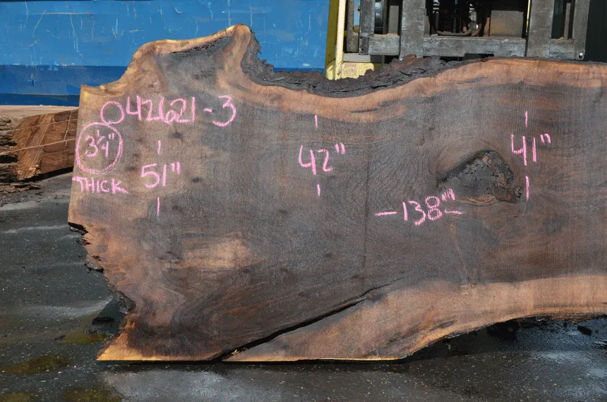 Oregon Black Walnut Slab 042621-03