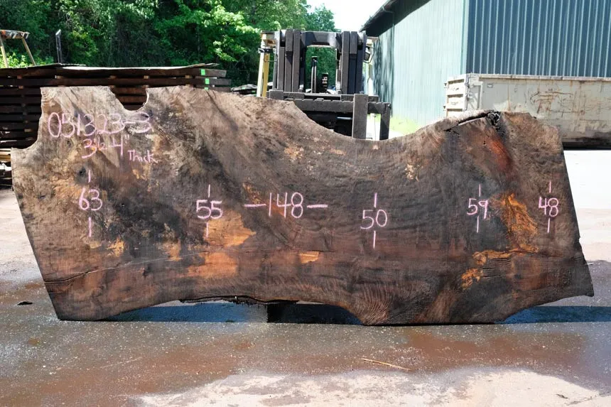 Oregon Black Walnut Slab 051323-03