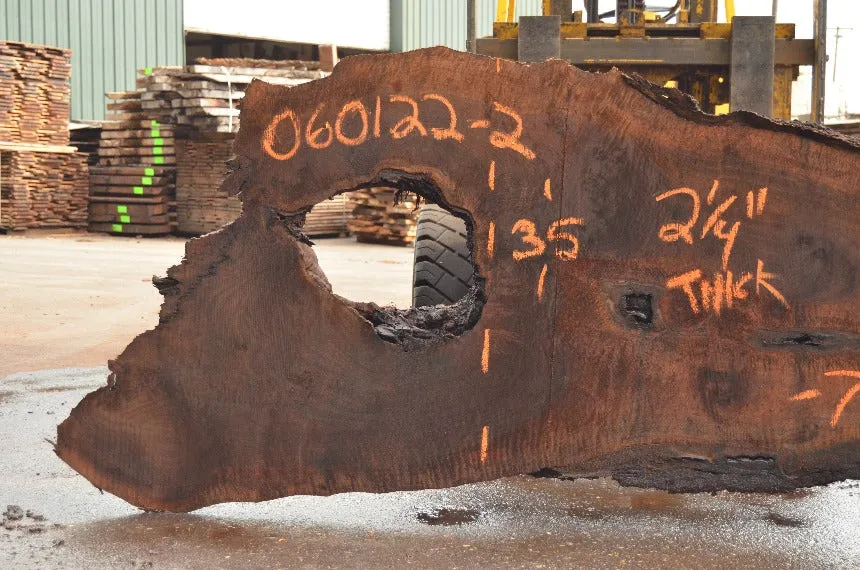 Oregon Black Walnut Slab 060122-02