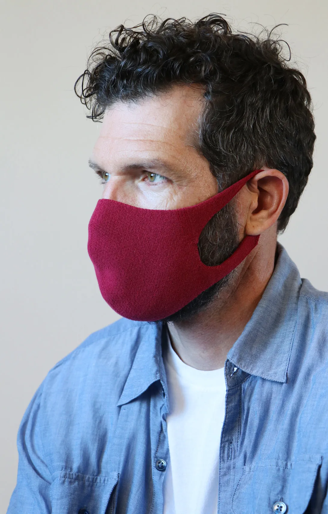 ORGANIC COTTON FACE MASK (Non-Toxic Thread Dyed)