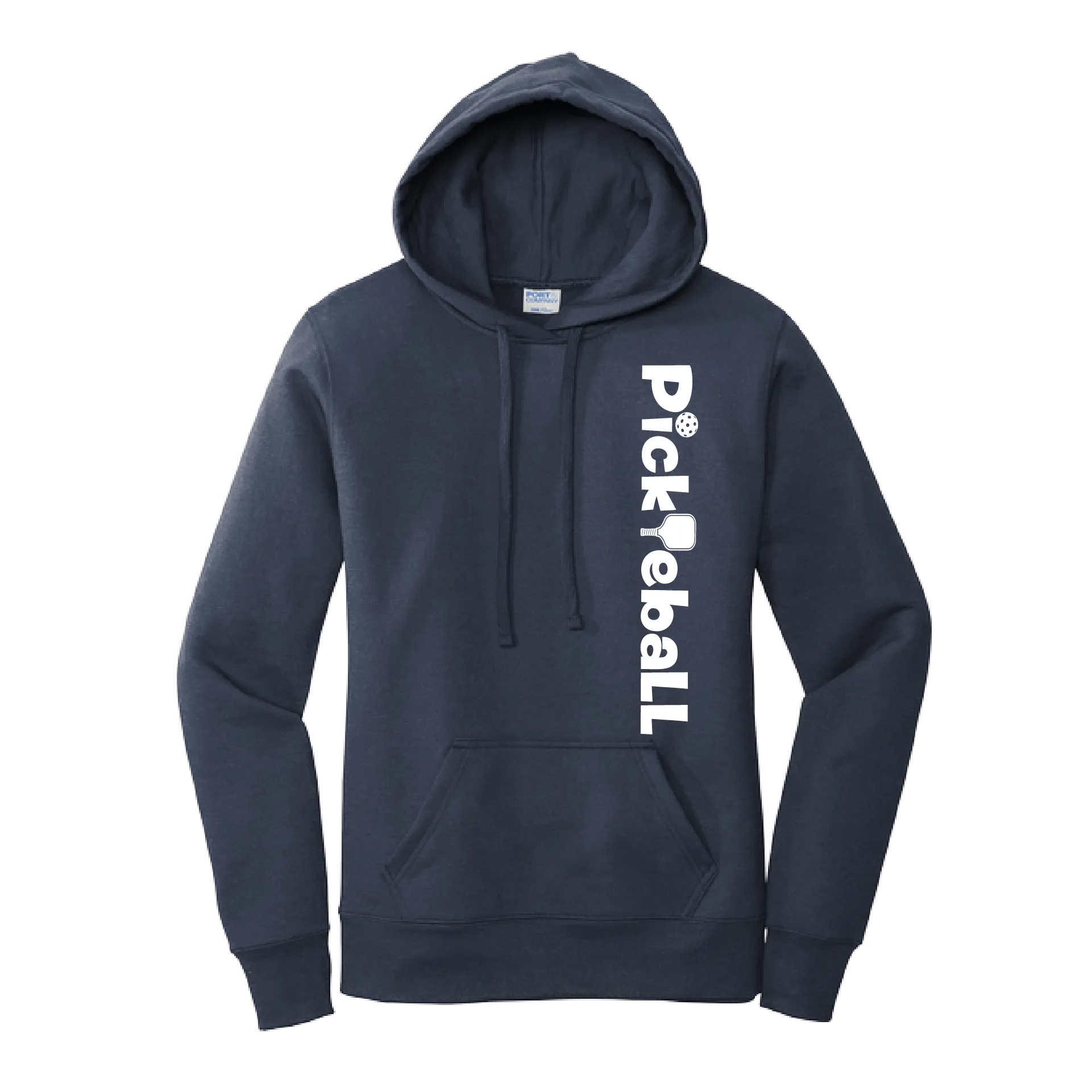 Pickleball (Horizontal) Customizable | Women’s Fitted Hoodie Pickleball Sweatshirt | 50% Cotton 50% Poly Fleece