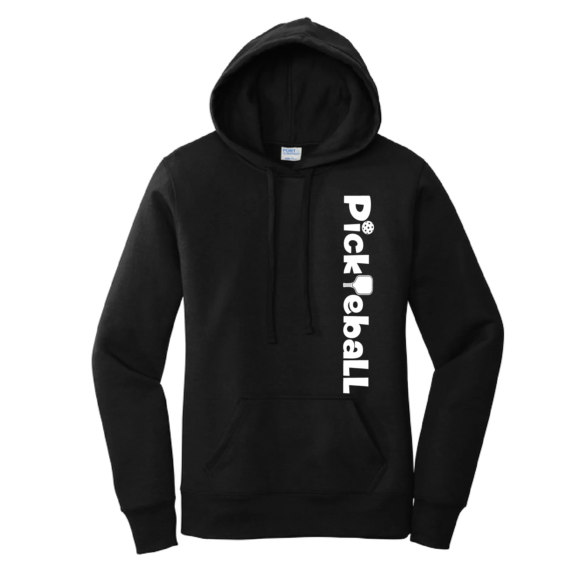 Pickleball (Horizontal) Customizable | Women’s Fitted Hoodie Pickleball Sweatshirt | 50% Cotton 50% Poly Fleece