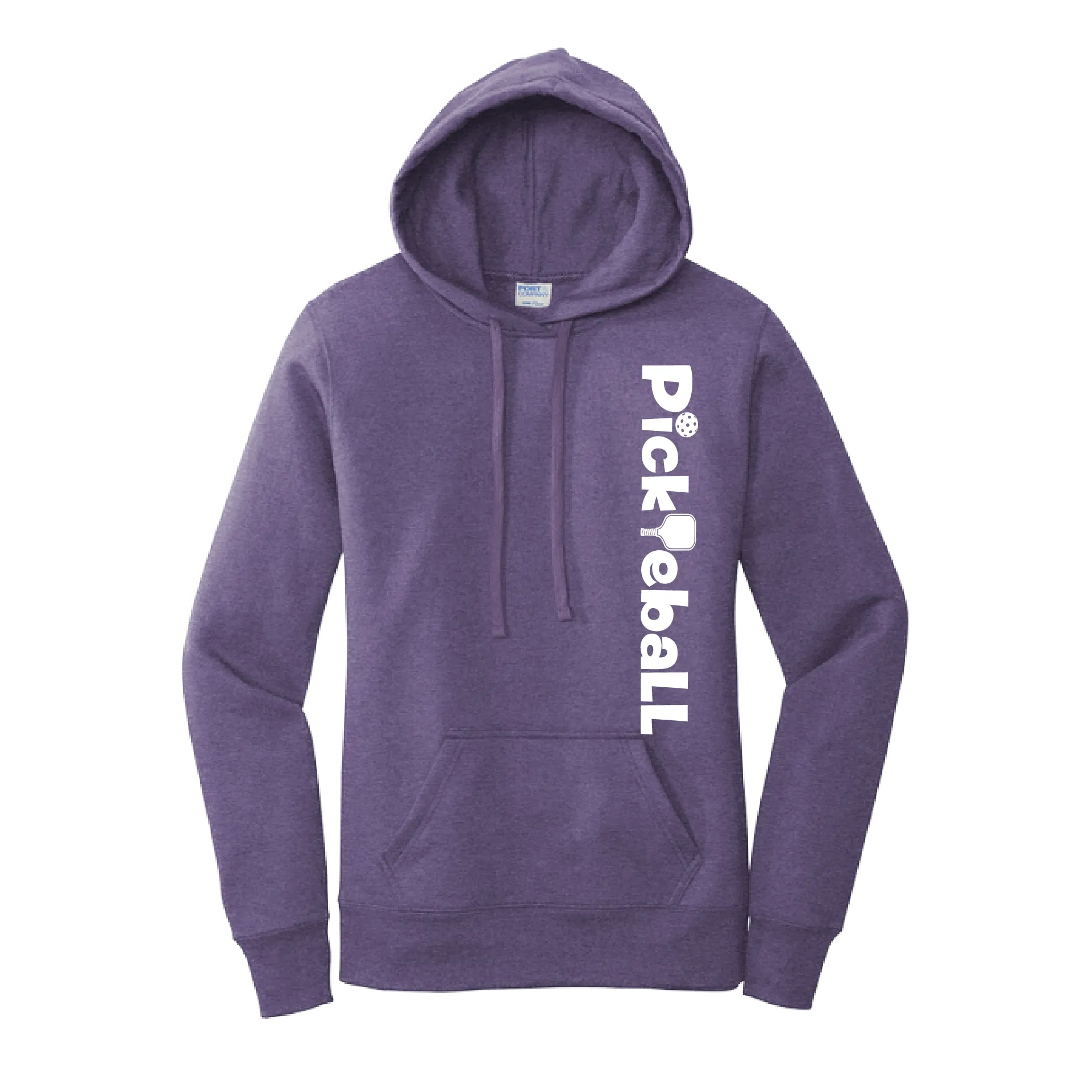 Pickleball (Horizontal) Customizable | Women’s Fitted Hoodie Pickleball Sweatshirt | 50% Cotton 50% Poly Fleece