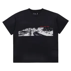 Pieces End Of The Road Tee Vintage Black