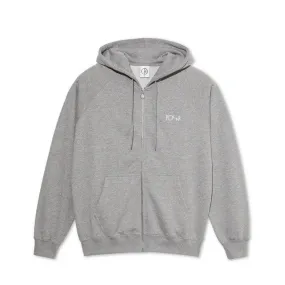 Polar Default Zip Hoodie -Heather Grey