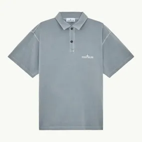 Polo Shirt Chest Logo - Grey Green 1681