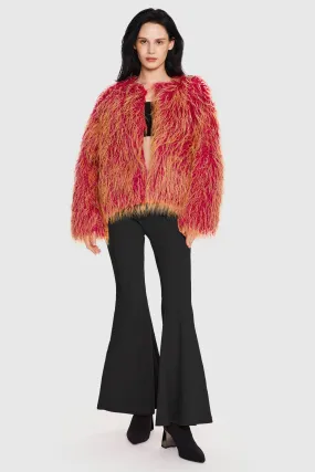 Puff-O O-Lab Winter Shaggy Jacket - Two-Color Gradient