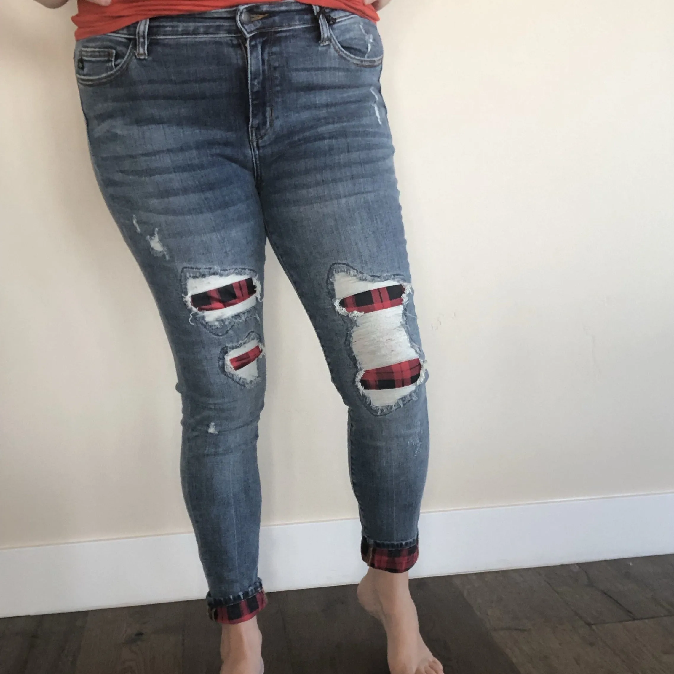 "Buffalo Cuff Madness" Judy Blue Denim