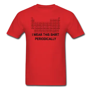 "I Wear this Shirt Periodically" (black) - Men's T-Shirt