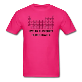 "I Wear this Shirt Periodically" (black) - Men's T-Shirt