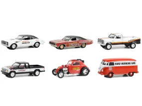 "Running on Empty" 6 piece Set Series 16 1/64 Diecast Model Cars by Greenlight