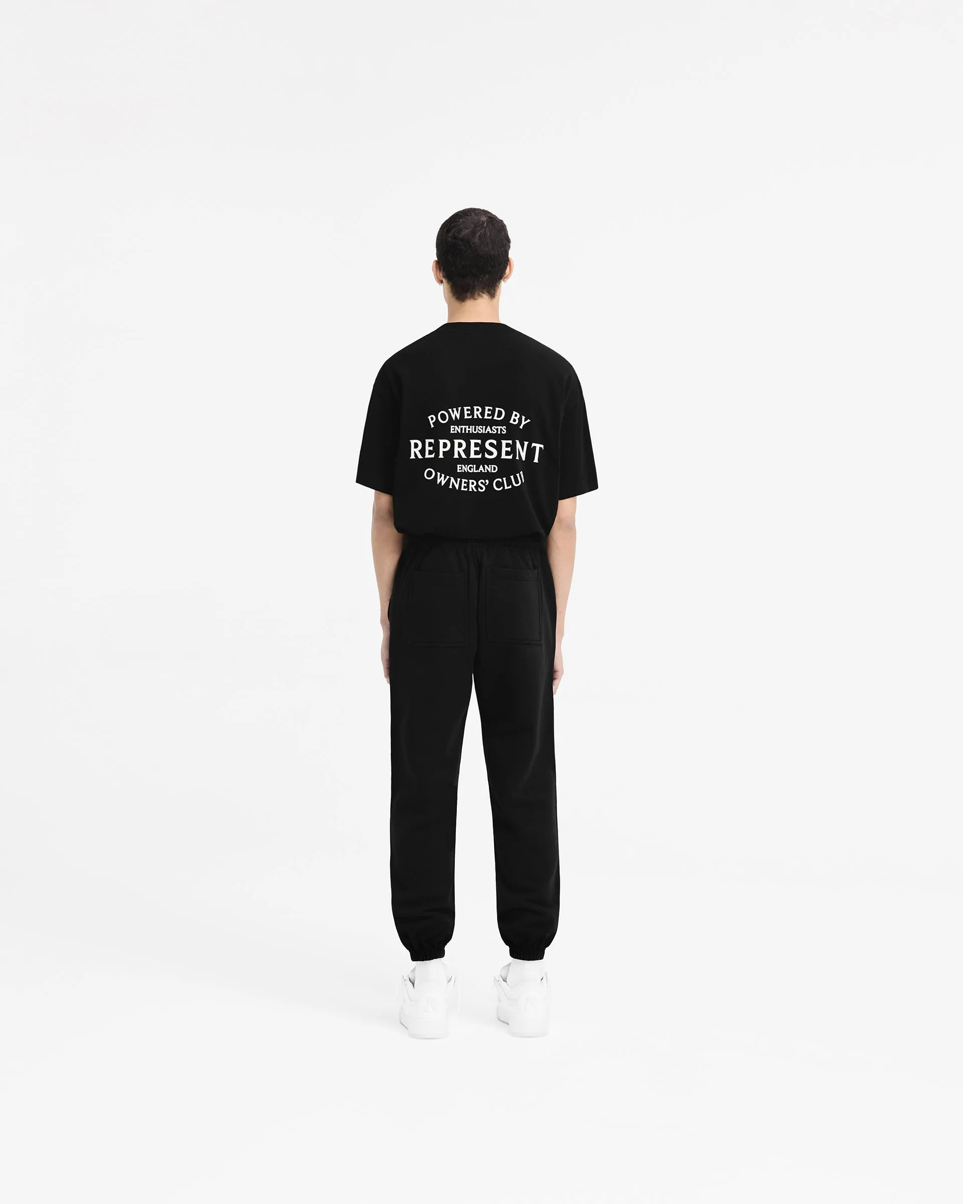 Represent Owners Club Stamp Sweatpant - Jet Black