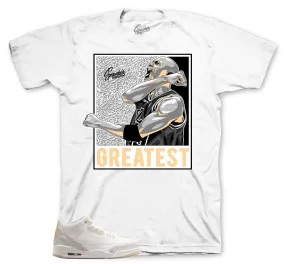 Retro 3 Ivory Shirt - Greatest - White