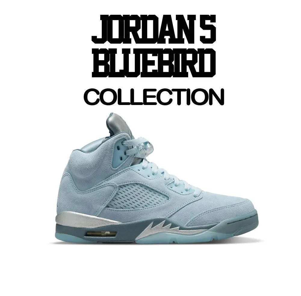 Retro 5 Bluebird No Friends Shirt