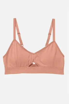 Richer Poorer Cut Out Bralette / Mocha Mousse