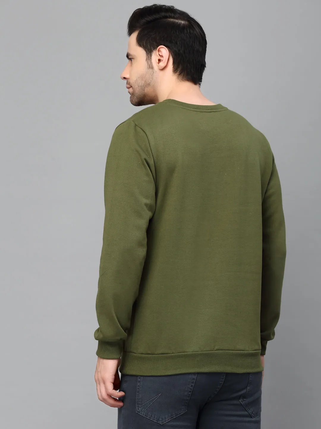 Round Neck Fleece Sweatshirt