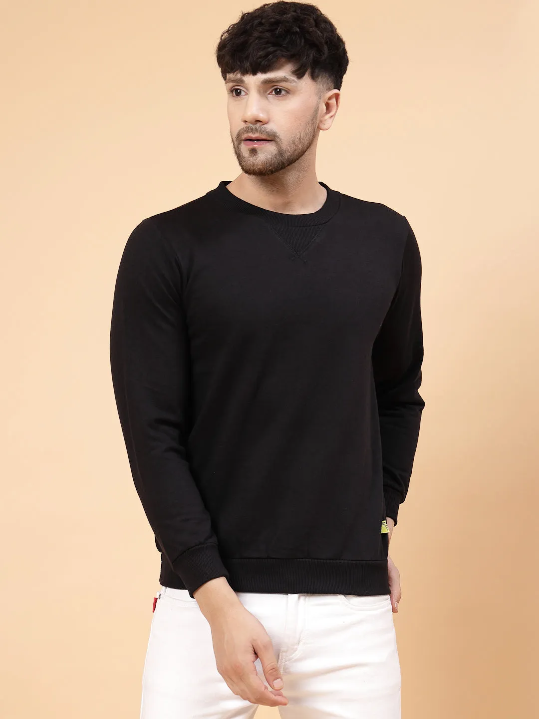 Round Neck Fleece Sweatshirt