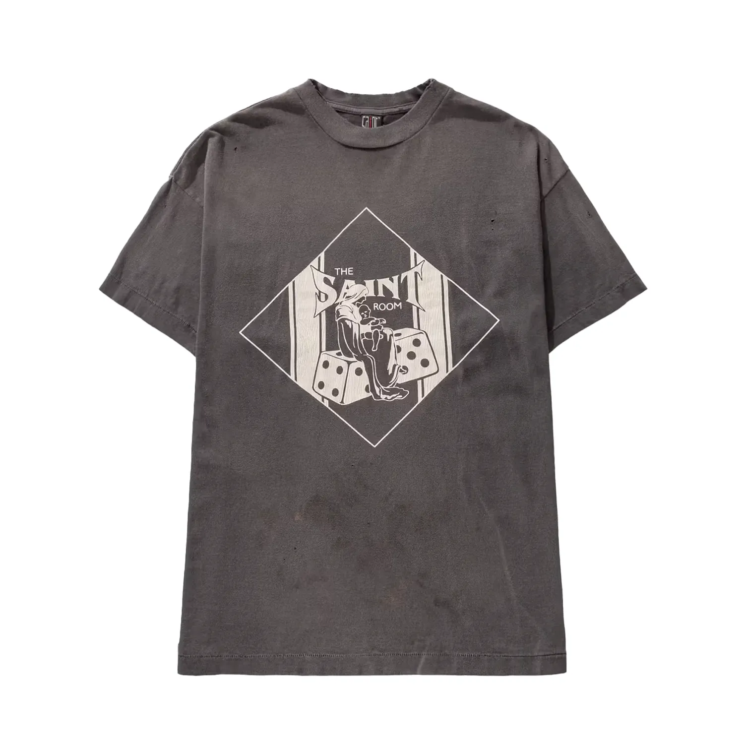 Saint Michael Room Tee Washed Black