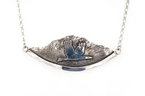 Sandhill Crane Necklace by Gary Glandon