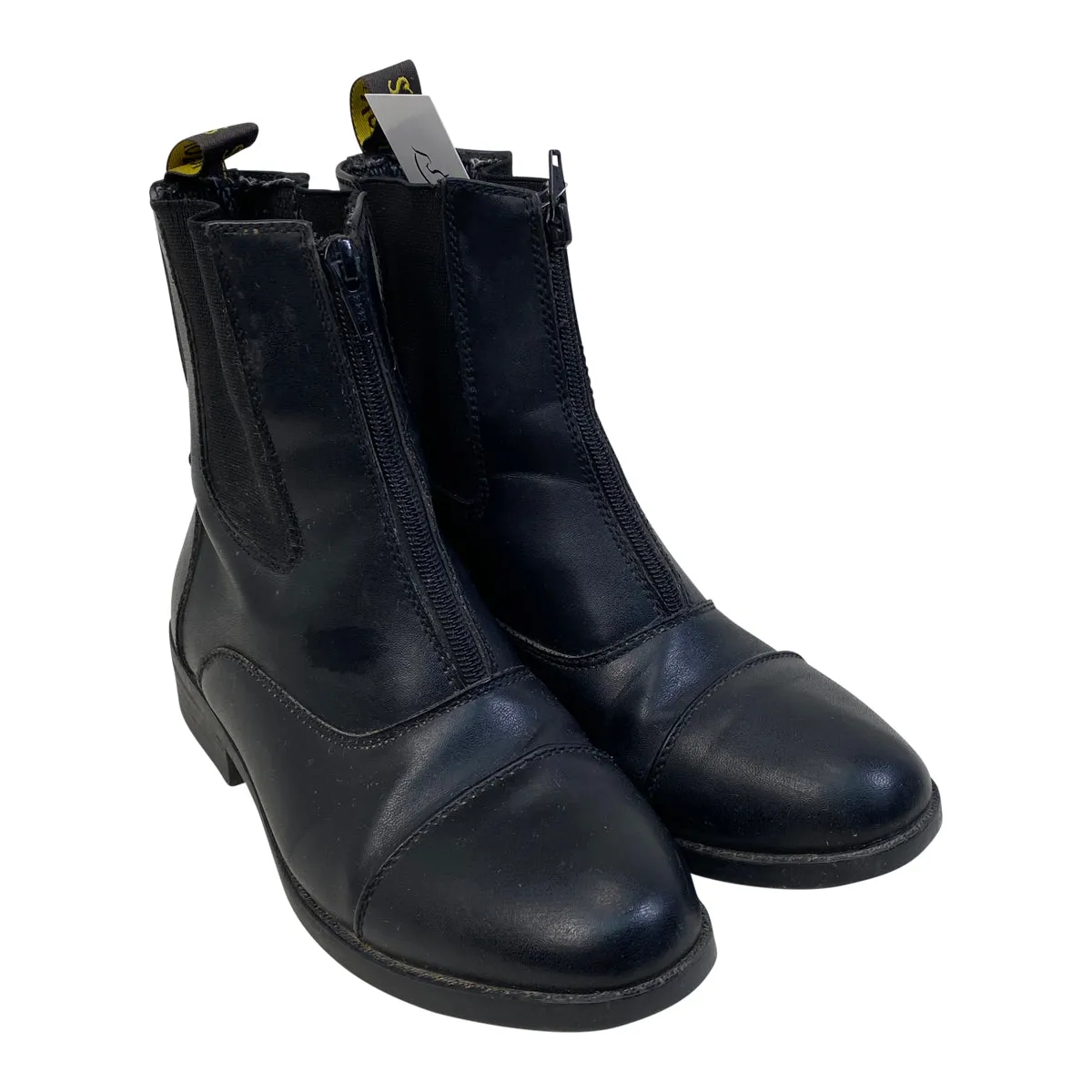 Saxon Zip Paddock Boots in Black - Women's 5