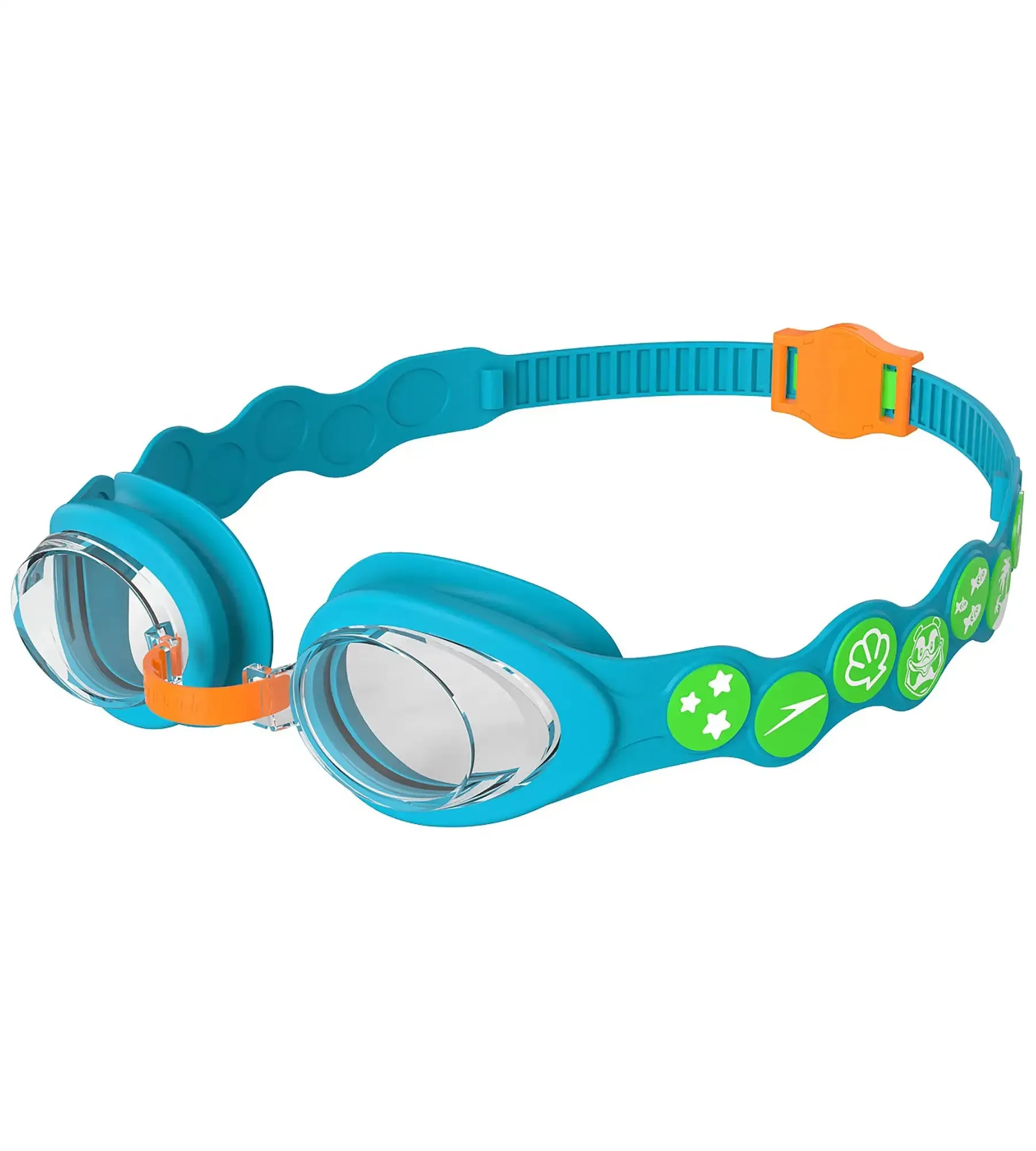 Sea Squad Spot Tint-Lens Goggles For Tot's - Blue & Green