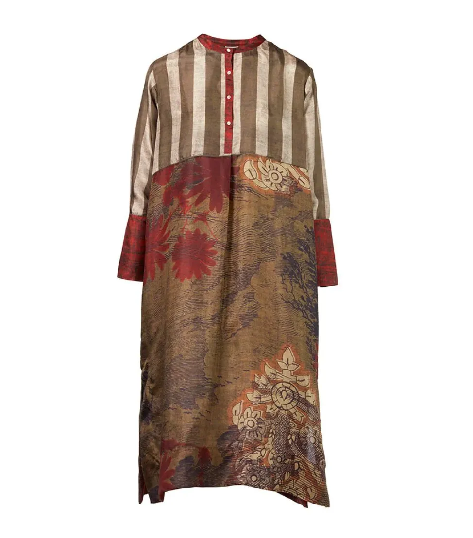 Silk hand printed Kurta Tunic