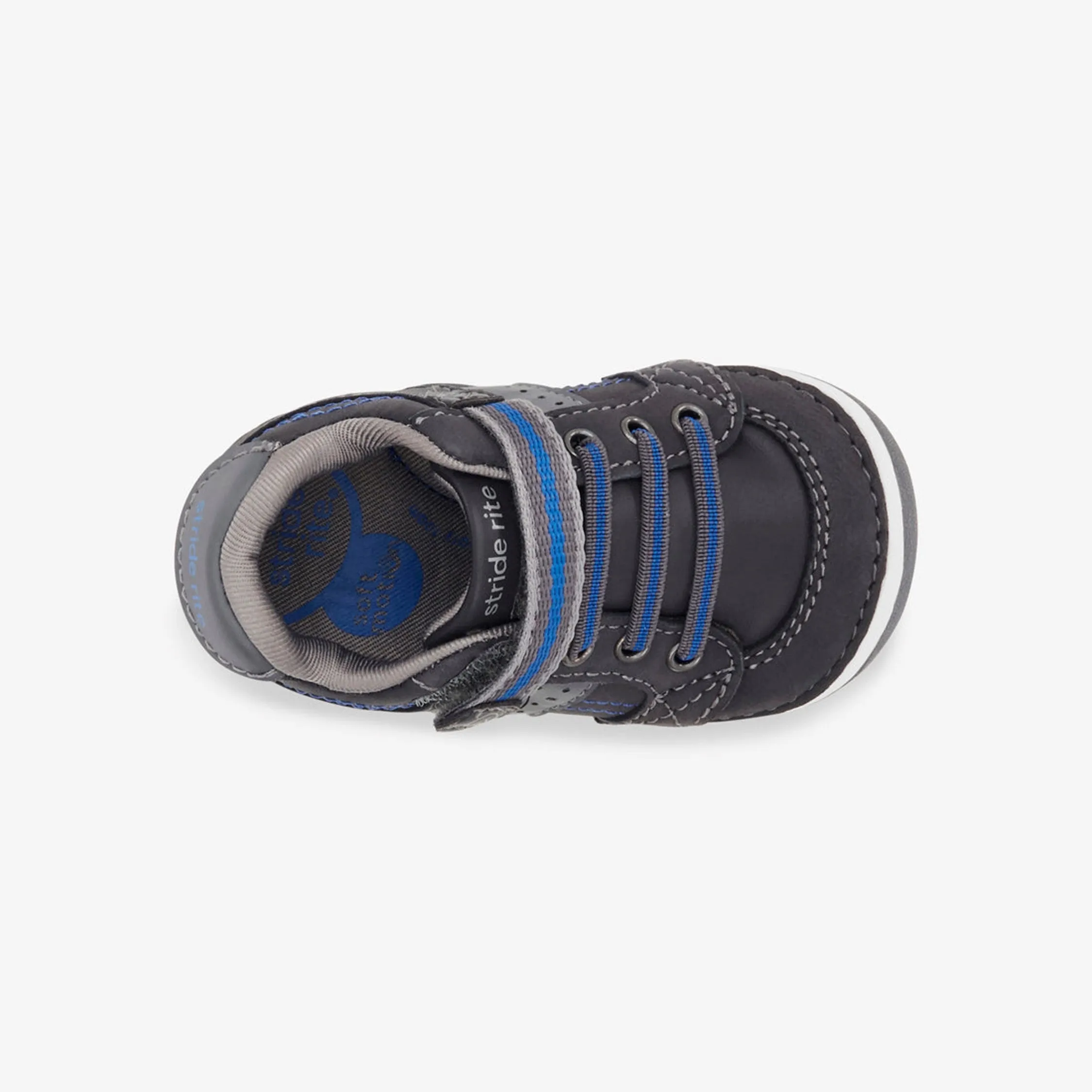 Soft Motion Artie (First Walking) Sneaker - Grey/Blue