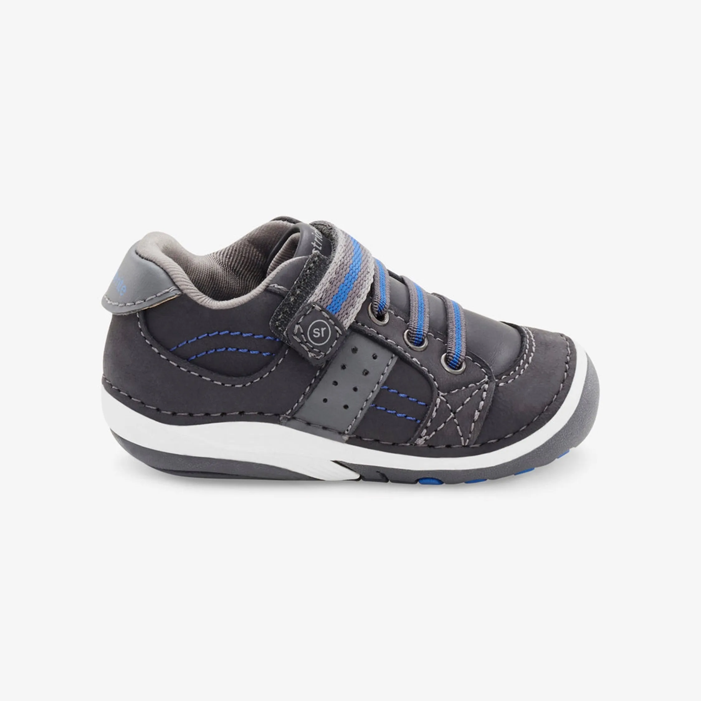 Soft Motion Artie (First Walking) Sneaker - Grey/Blue