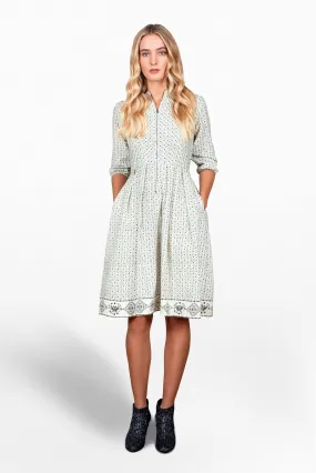 Sonnet cotton twill venn dress