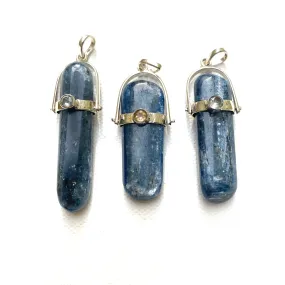 Sterling Silver Blue Kyanite Pendant