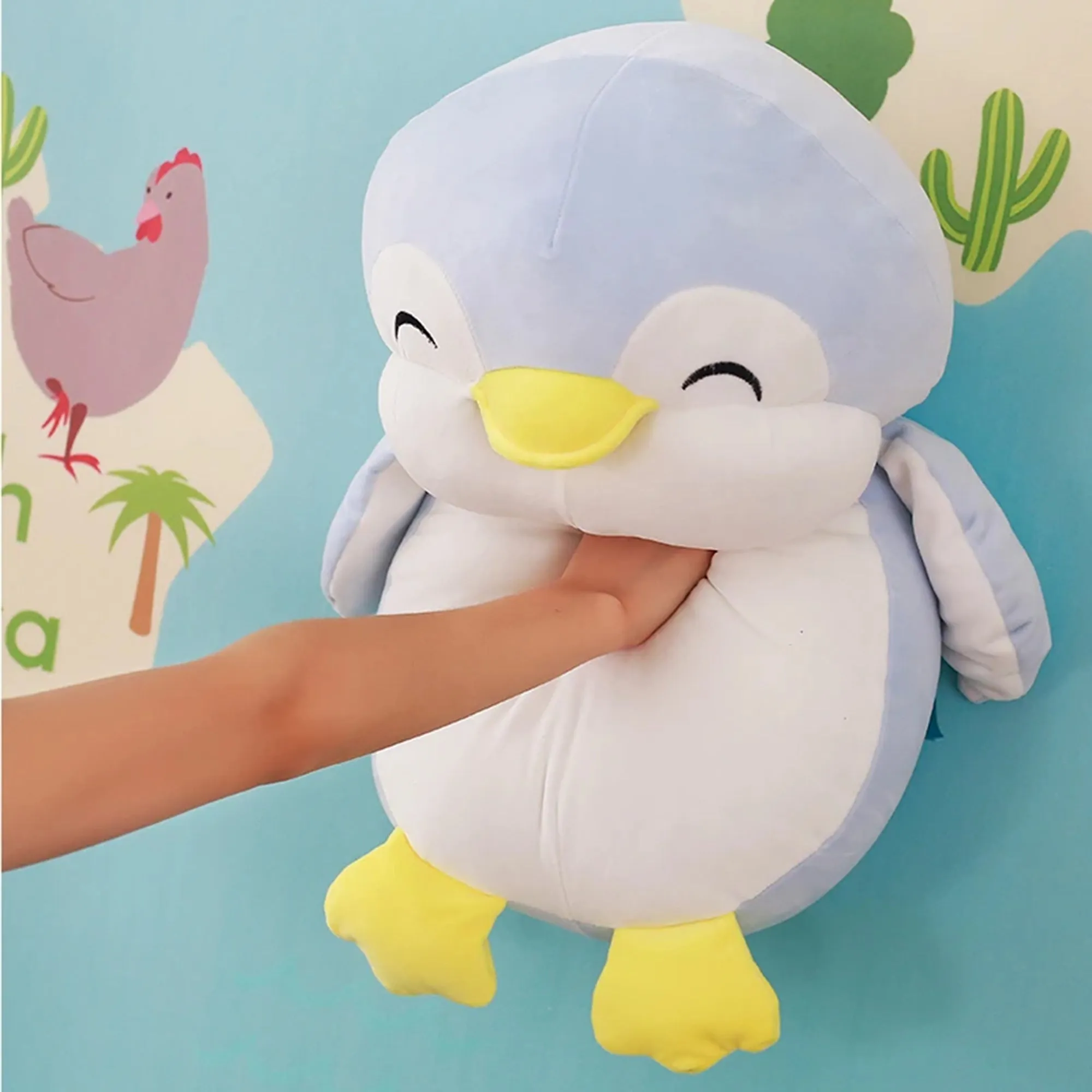 Sublimely Soft Oversized Stuffed Penguin Plushie