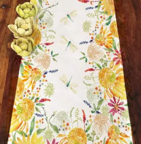 Sunshine Floral Table Runner