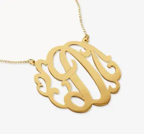 Swirly Initial Necklace -Giuliana Rancic