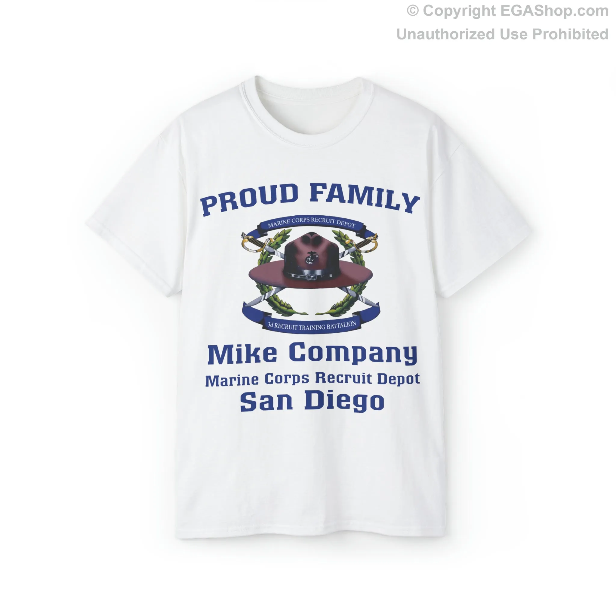 T-Shirt: Mike Co. MCRD San Diego (3rd Battalion Crest)