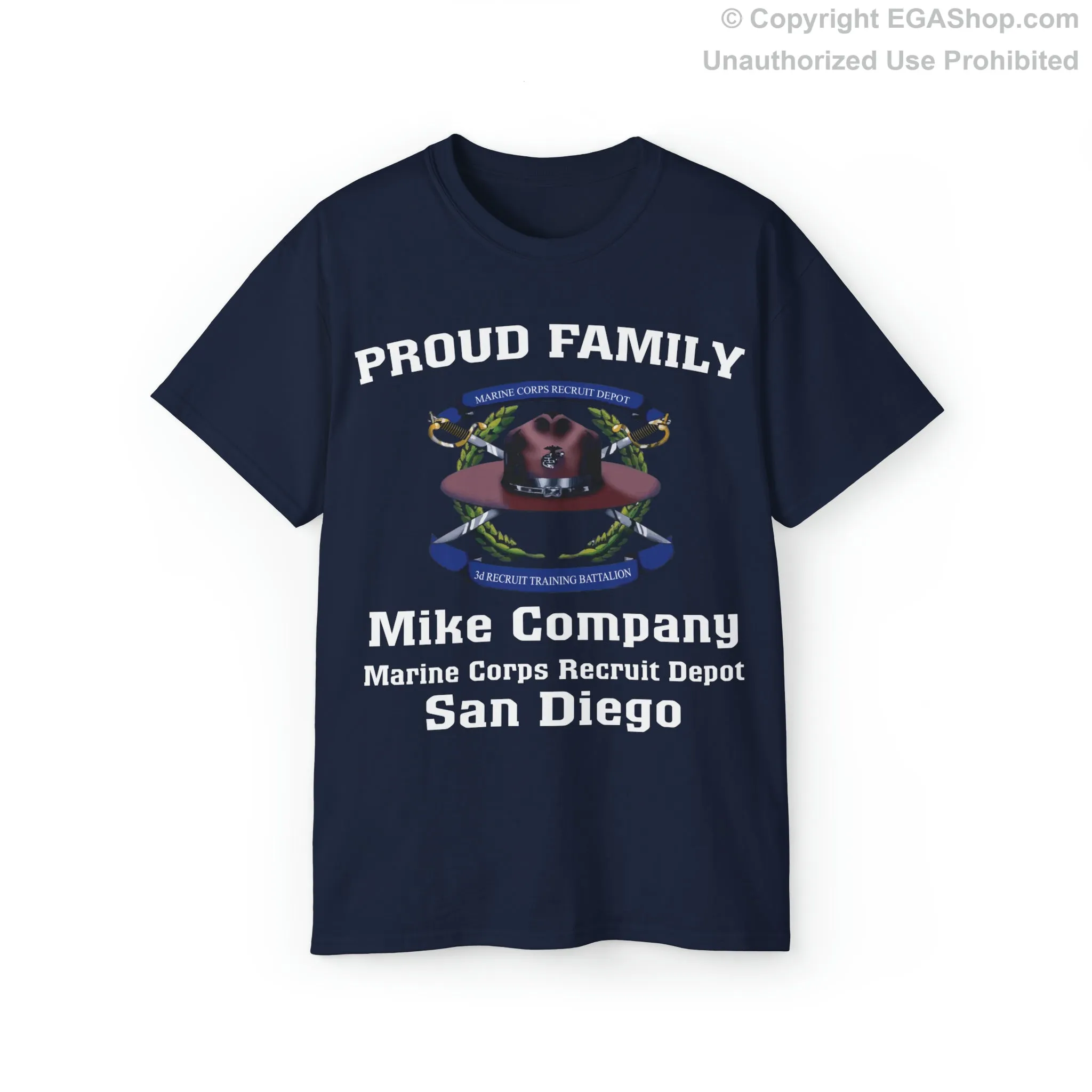 T-Shirt: Mike Co. MCRD San Diego (3rd Battalion Crest)