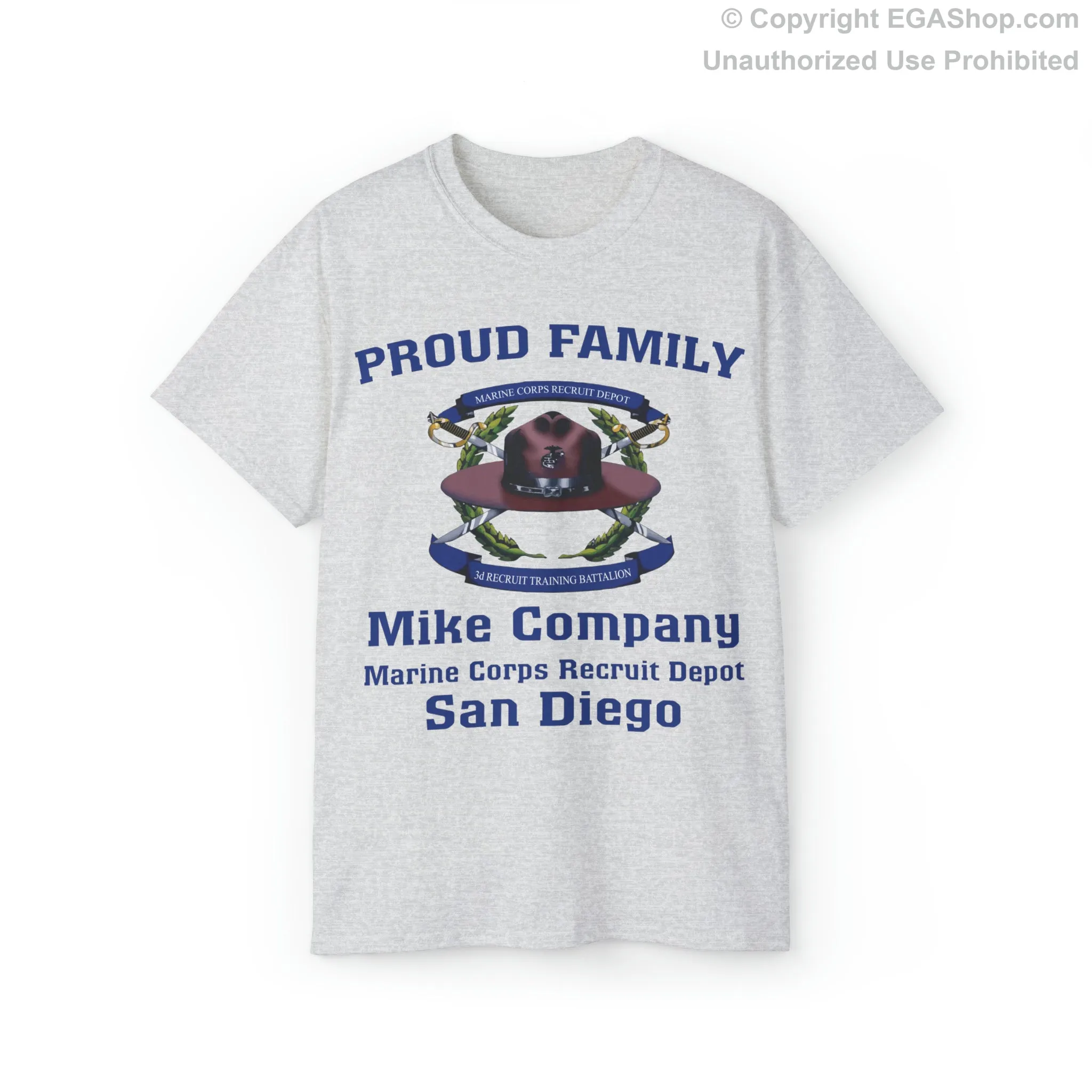 T-Shirt: Mike Co. MCRD San Diego (3rd Battalion Crest)