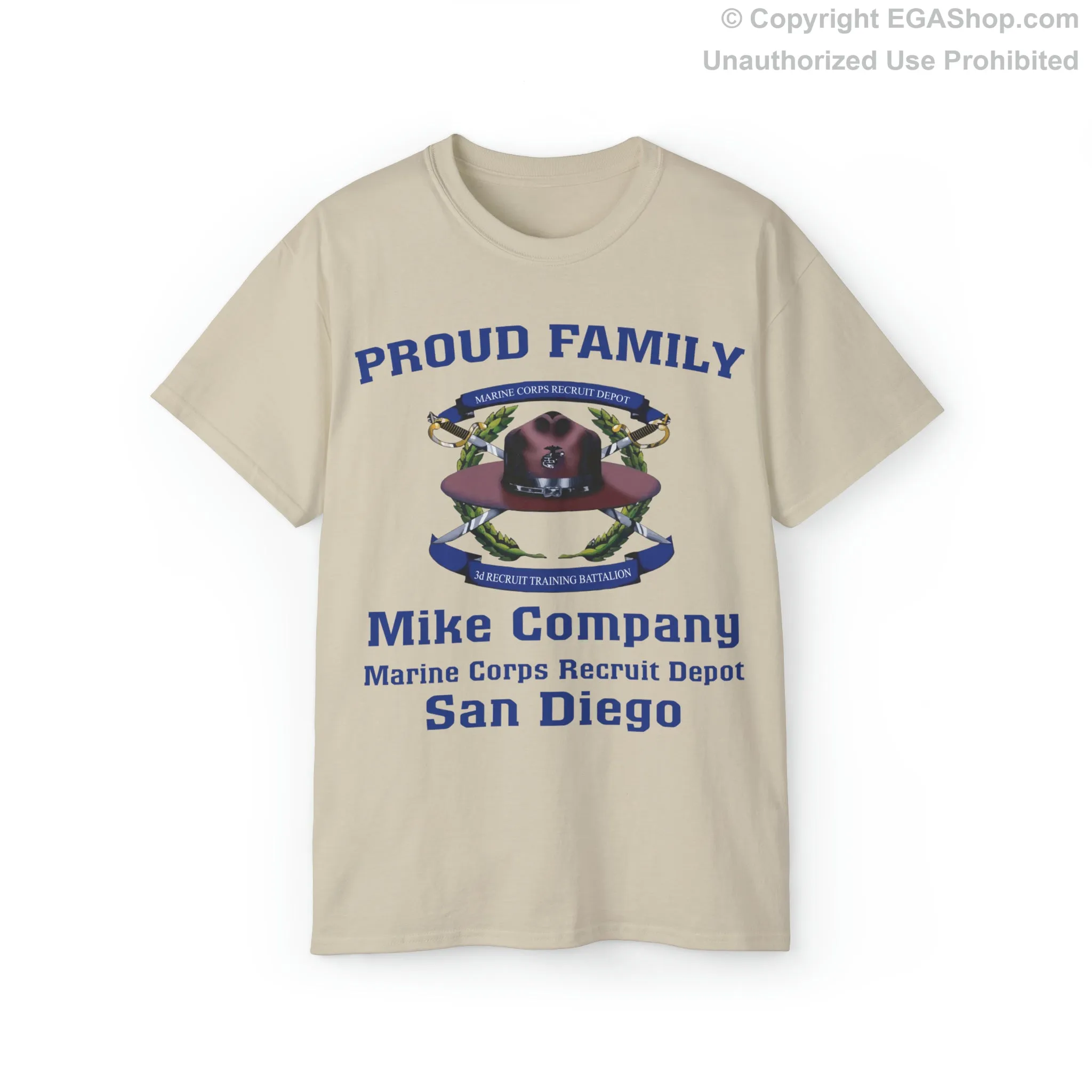 T-Shirt: Mike Co. MCRD San Diego (3rd Battalion Crest)