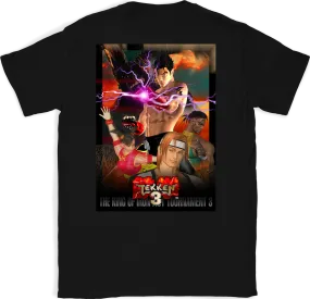 TEKKEN 'Tekken 3 Retro Poster' T-Shirt - Black