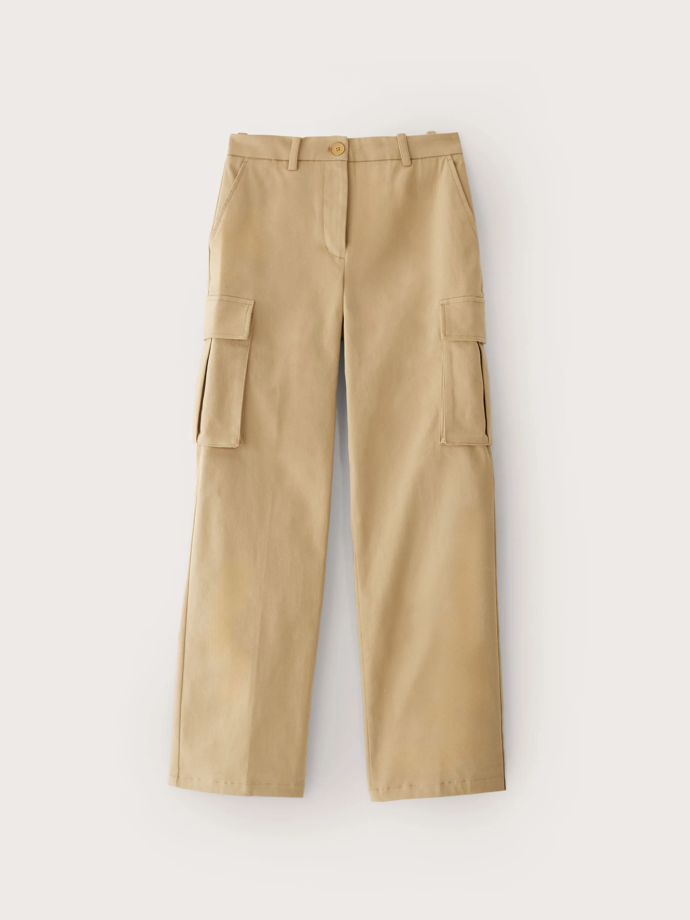 The Annie Cargo Pant in Golden Beige