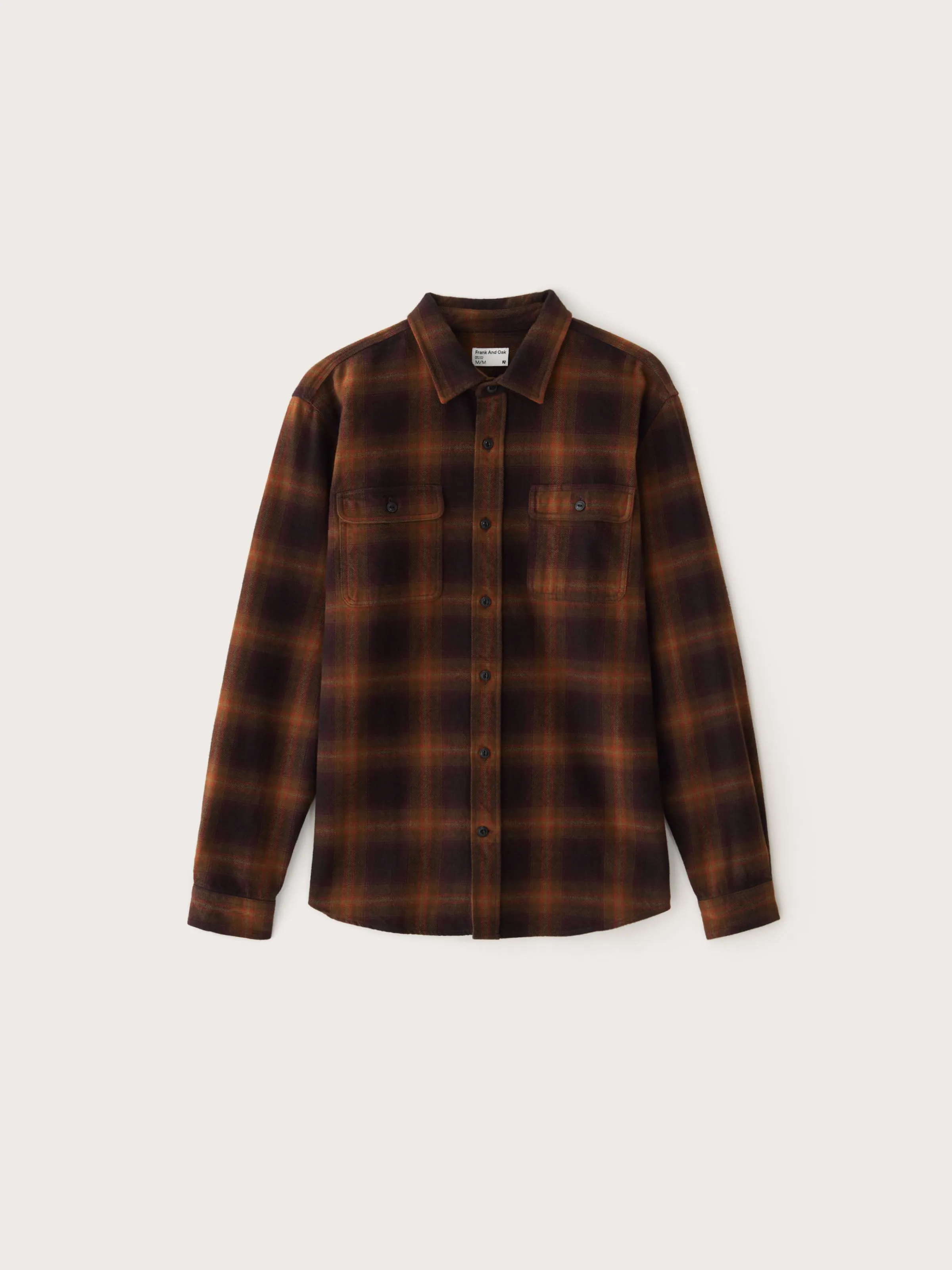 The Kapok Flannel Overshirt in Cocoa