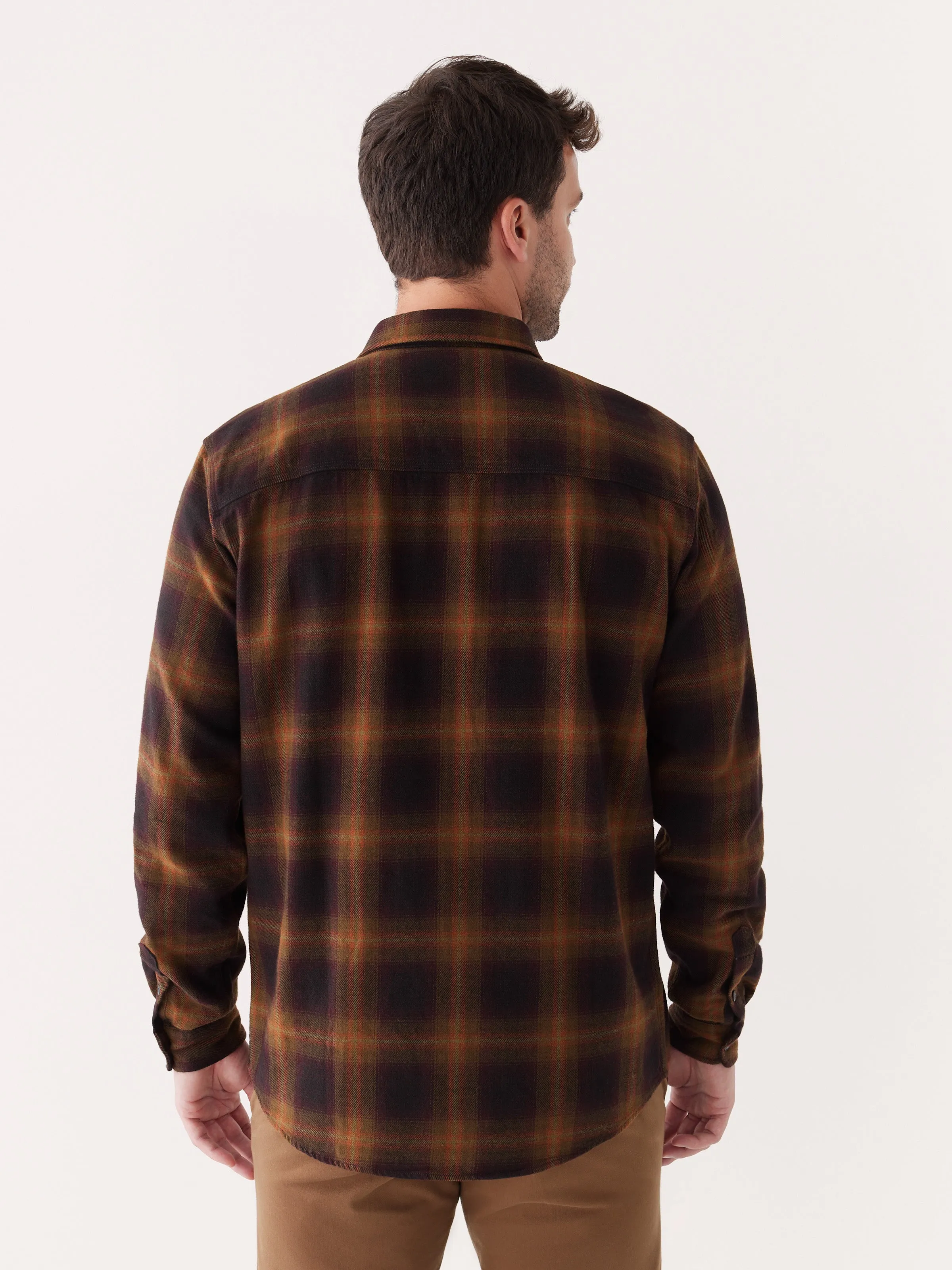 The Kapok Flannel Overshirt in Cocoa