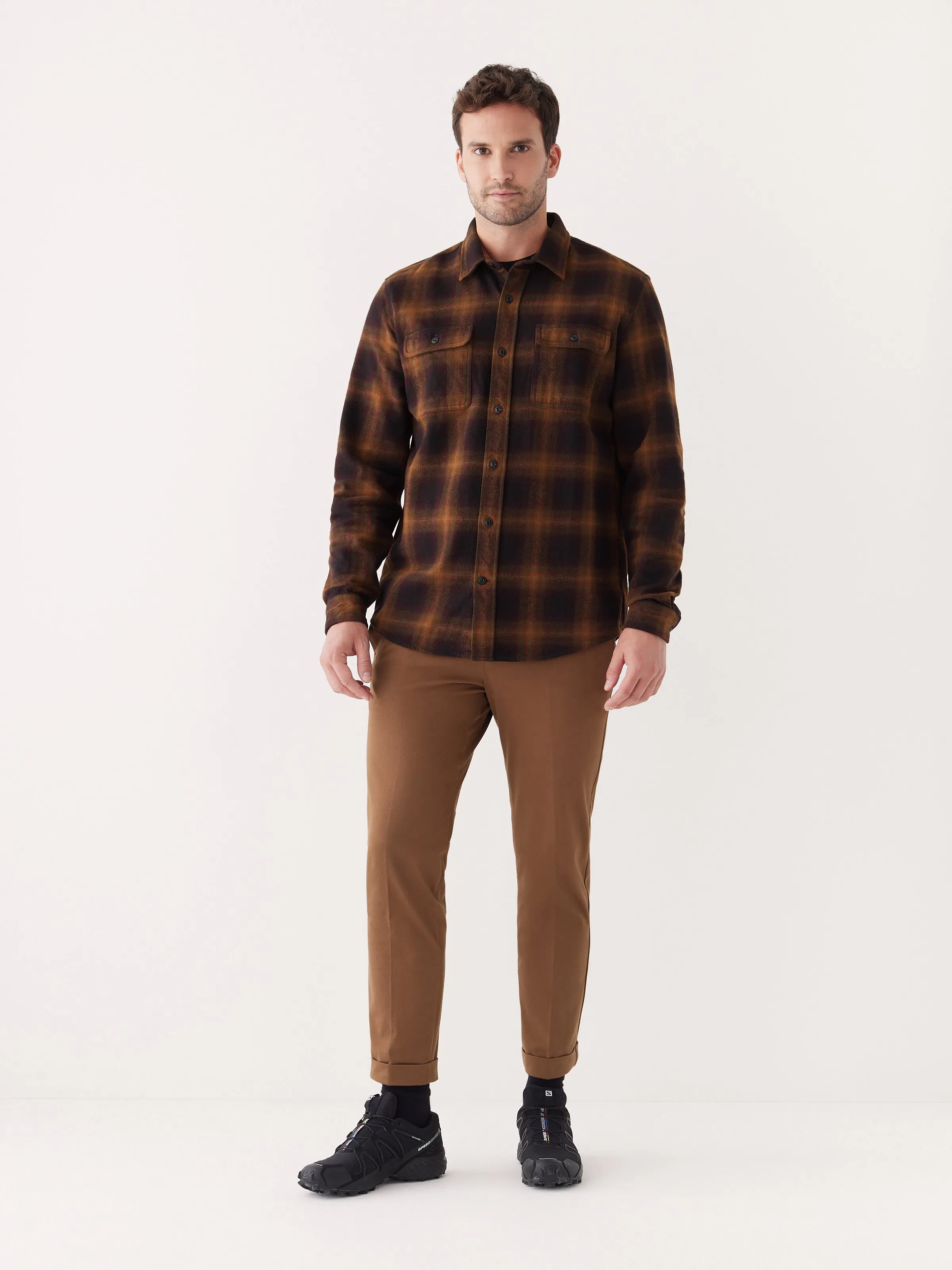 The Kapok Flannel Overshirt in Cocoa