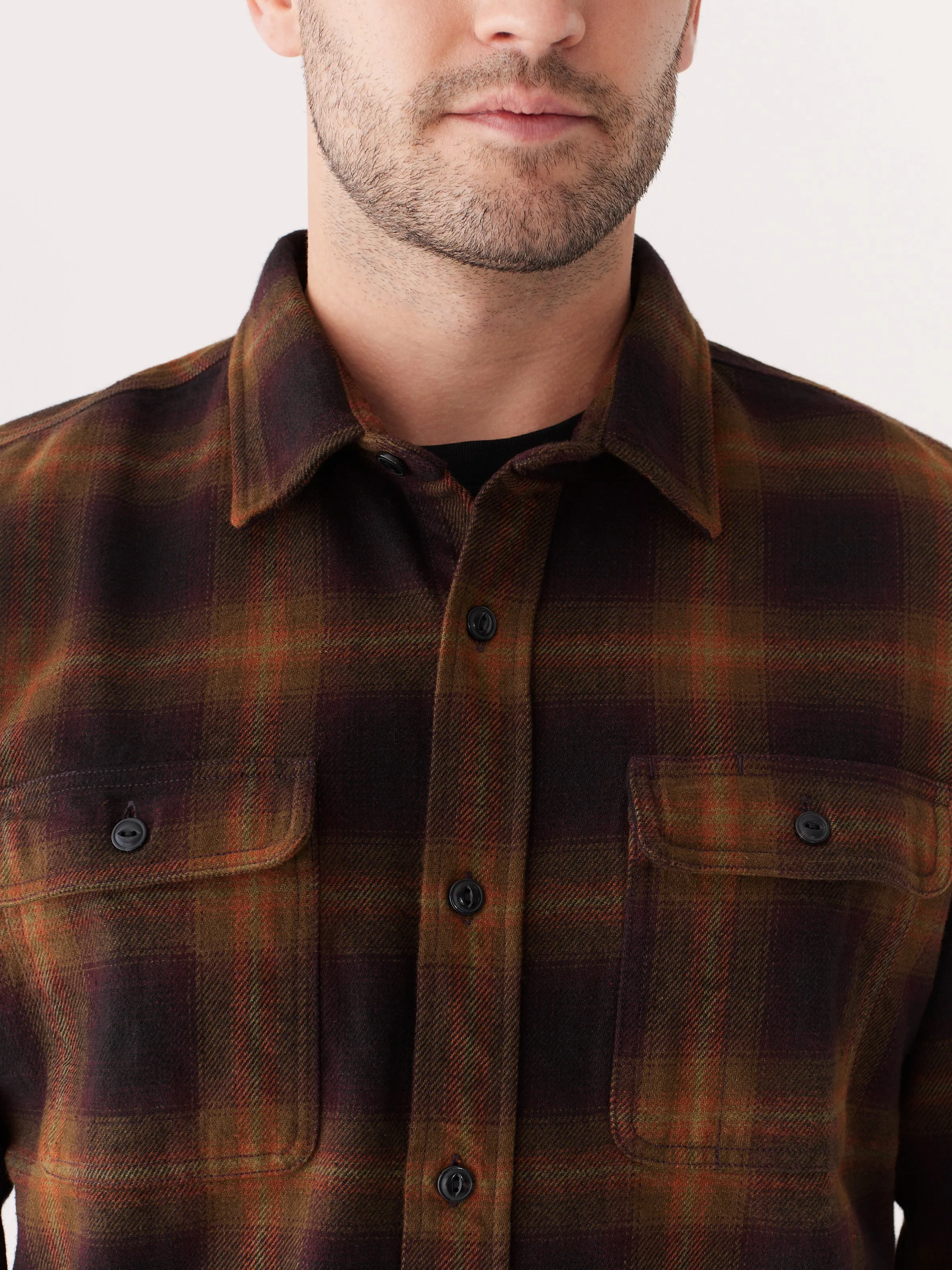 The Kapok Flannel Overshirt in Cocoa