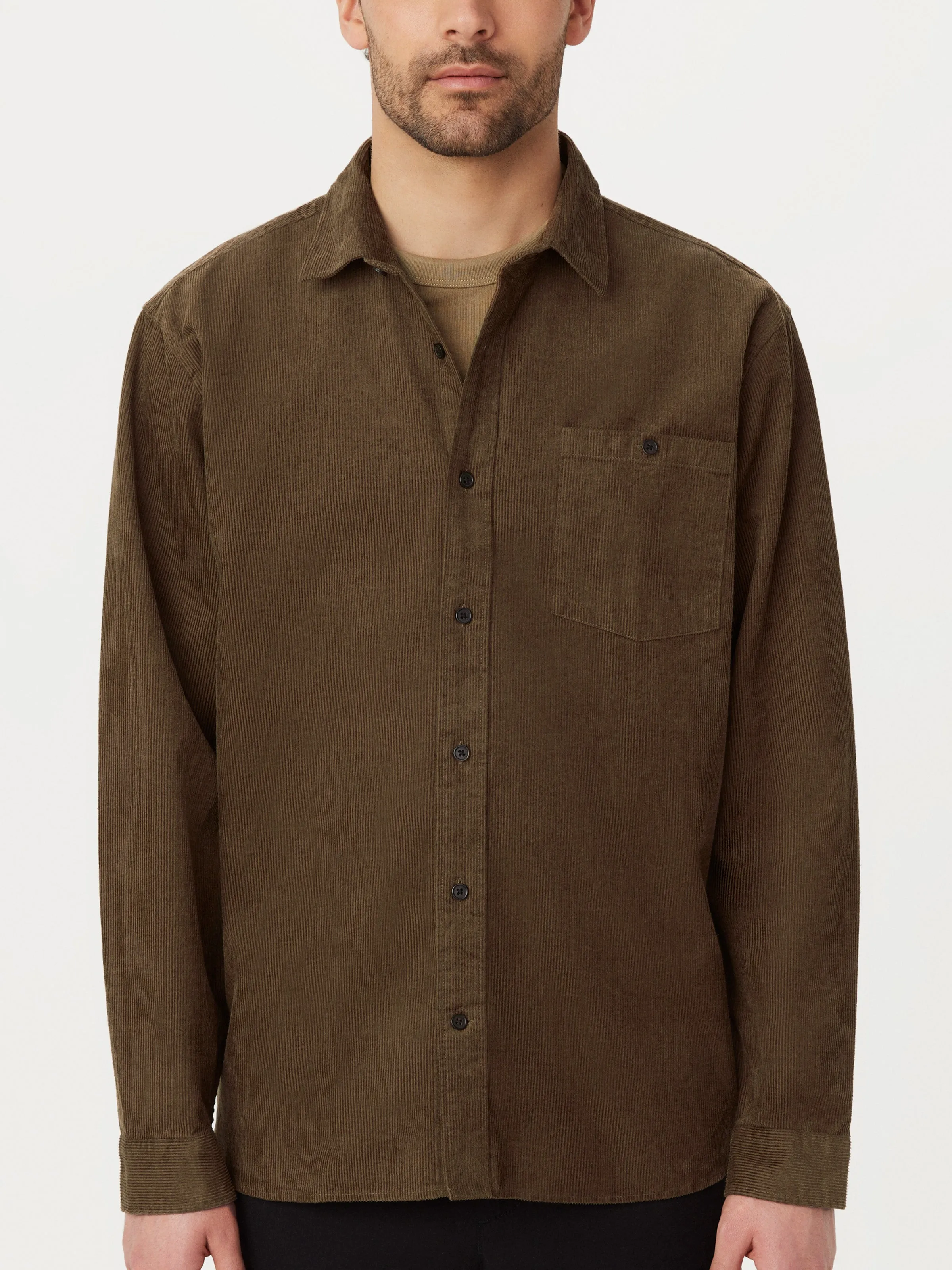 The Light Corduroy Shirt in Tuscany Green