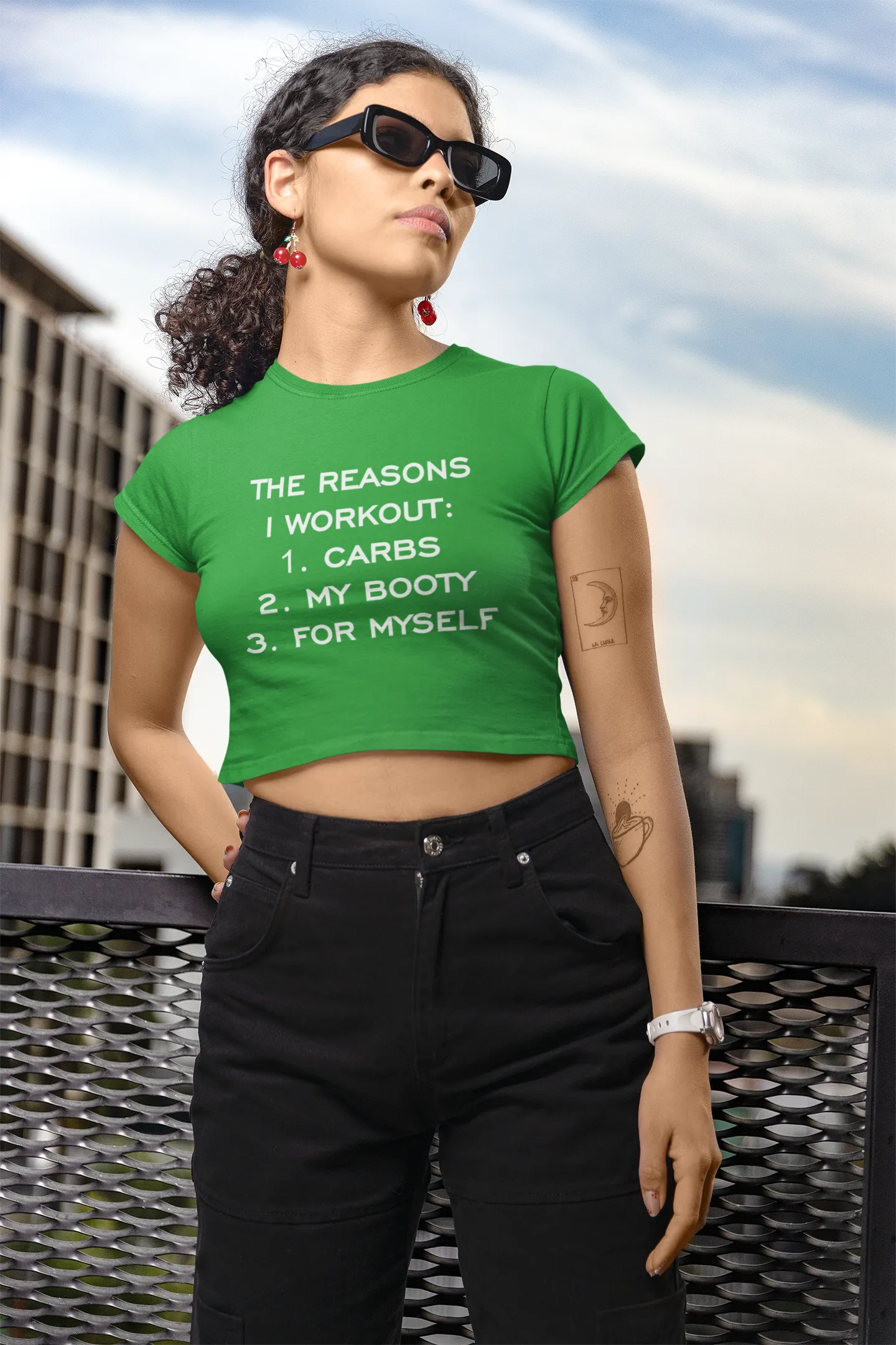 THE REASONS TO WORKOUT Crop Top